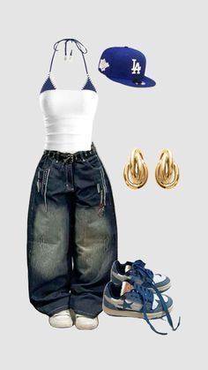 Looks Hip Hop, Street Style Outfits Casual, Trashy Outfits, Outfit Inspo Casual, Trendy Outfits For Teens, 2000s Fashion Outfits, Swaggy Outfits, Simple Trendy Outfits, Cute Everyday Outfits