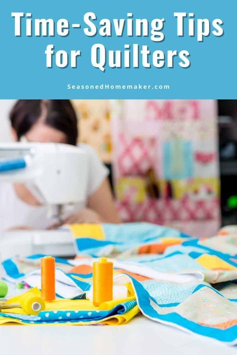 The Best Time-Saving Tips for Quilters, some fast quilting techniques, and lots of helpful hints are the best ways to quilting success. Follow my best quilting shortcuts and learn about a couple of savvy products that make quilting fast and easy. Quilting Shortcuts, Quilting Patterns For Beginners, Sewing Projects Beginner, Quilting Beginners, Machine Binding A Quilt, Machine Binding, Beginner Quilting Projects, Binding A Quilt, How To Make Magic