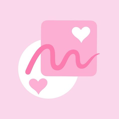 Samsung App Icon, Hello Kitty Phone Wallpaper, Heart App Icon, Icon Rosa, Kawaii Pictures, Heart App, Cat App, App Logos, Pink Ipad