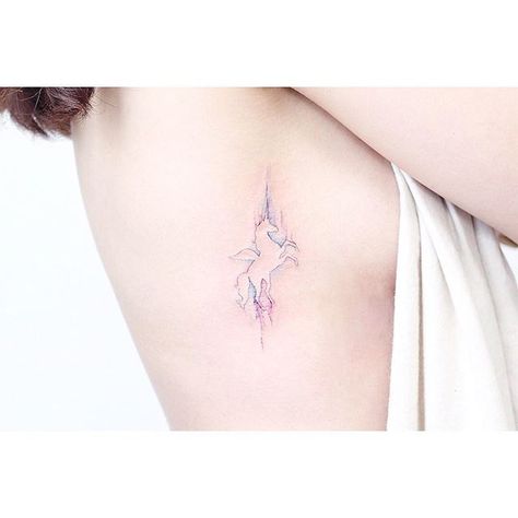 Unicorn Tattoo, Paris Tattoo, Typography Tattoo, Unicorn Tattoos, Shape Tattoo, Delicate Tattoo, Subtle Tattoos, Tattoo Life, Pattern Tattoo