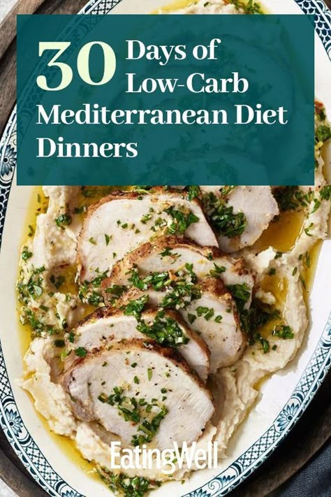 Low Carb Mediterranean Diet, Mediterranean Keto, 1200 Calorie Diet Meal Plans, Mediterranean Diet Food List, Mediterranean Recipes Healthy, Mediterranean Diet Recipes Dinners, Med Diet, Easy Mediterranean Diet, Mediterranean Diet Meal Plan