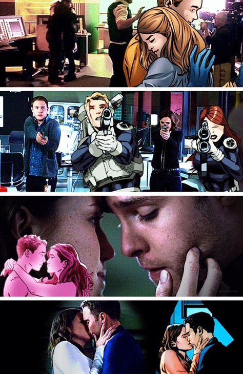 Comic book Fitzsimmons VS AoS Fitzsimmons Fitzsimmons Fanart, Fitzsimmons Aesthetic, Aos Fanart, Fitz Simmons, Marvel Multiverse, Fitz And Simmons, Marvel Agents Of Shield, Marvel Show, Marvels Agents Of Shield