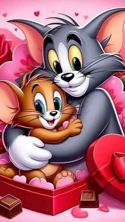 Minnie Mouse Pics, Minnie Mouse Wall Decals, Tom And Jerry Pictures, Tom Und Jerry, Tom And Jerry Wallpapers, Relatable Comics, Mickey Mouse Images, A Cartoon Character, Disney Toms