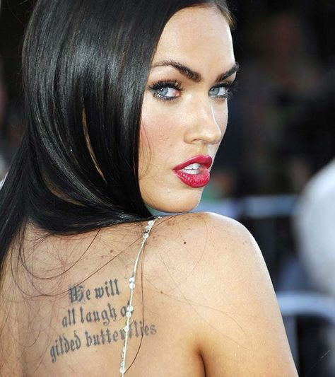 Top 7 Megan Fox’s Tattoos And Their Meanings Megan Fox Hands, Megan Fox Tattoo, Fox Tattoo Meaning, Marilyn Monroe Tattoo, Fox Tattoo Design, Megan Denise Fox, Fox Tattoo, Most Popular Tattoos, Tattoo Meaning