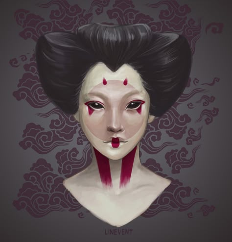 Makeup Wallpapers Backgrounds, Makeup Wallpaper, Geisha Makeup, Makeup Wallpapers, Geisha Art, Japanese Artwork, Arte Cyberpunk, Trendy Makeup, New Makeup