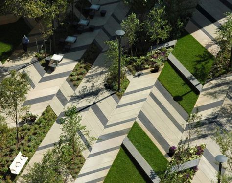 A Park, Aerial View, Landscape Architecture, Trees, Architecture, Pattern, Design