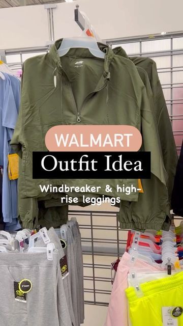 Crop Windbreaker Outfit, Cropped Windbreaker Outfit, Walmart Athleisure, Walmart Fall Fashion 2023, Athleisure Outfit Ideas, Adidas Jacket Outfit, Athleisure Inspo, Windbreaker Outfit, Walmart Outfits