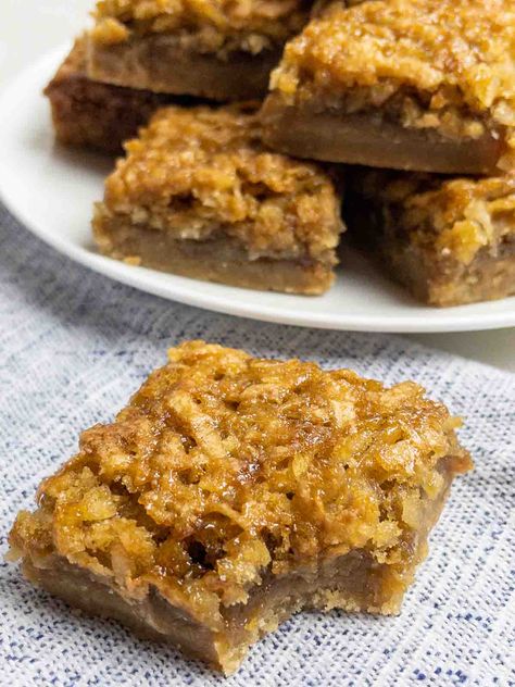 Coconut Dream Bars, Toffee Shortbread, Superbowl Desserts, Chicken Stuffing, Coconut Filling, Dream Bars, Condensed Soup, Stuffing Casserole, Coconut Dream