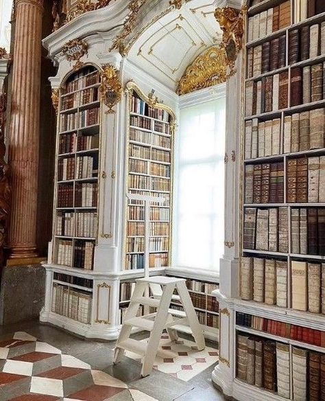 Vienna Library, Admont Abbey Library, Antique Bookshelf, Dusty Attic, Private Library, Light Academia Aesthetic, Old Library, Library Aesthetic, Library Shelves