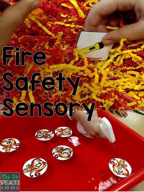 Fire Safety Lessons, Fire Safety Unit, Senses Art, Fire Safety Theme, Fire Safety Activities, Fire Safety Preschool, Fire Safety Week, Fire Prevention Week, Infant Lesson Plans