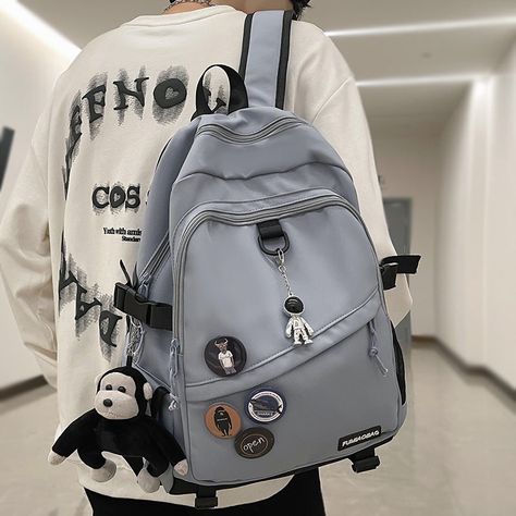 Cool Bags For College, College Bags For Boys, Boys School Bags, Male Backpack, School Bag For Boys, Cool Backpacks For Men, Cool School Bags, Boys Backpack, Cool Backpack