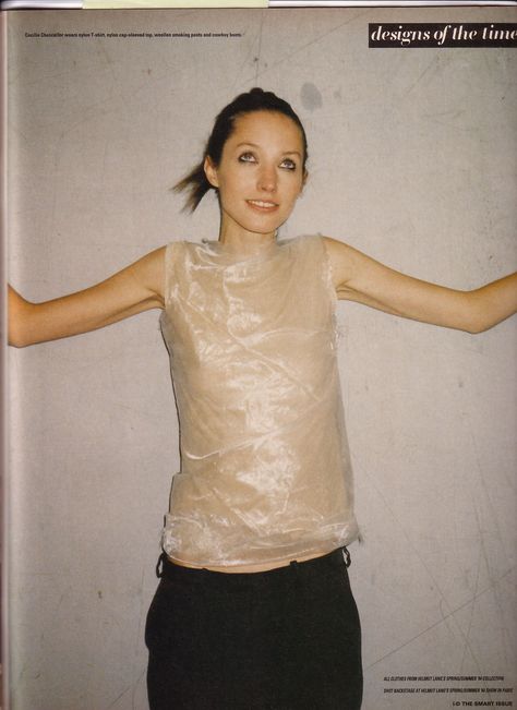 DESIGNS OF THE TIMES I-D, The Smart Issue, 123, Dec 1993, pg74-81 Helmet Lang 90s, Helmut Lang 90s, Helmut Lang Archive, Helmet Lang, Juergen Teller, Interesting Outfits, Fashion Shoots, Bon Ton, Helmut Lang