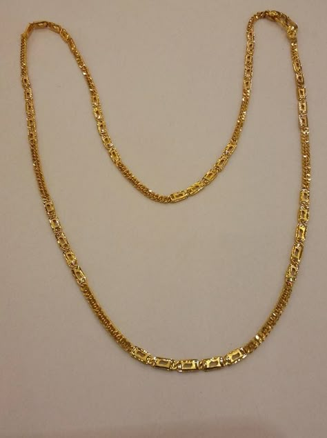 Gold Chains For Men Indian, Fashion Jewelry Necklaces Gold, Modern Gold Jewelry, Gold Mangalsutra Designs, Gold Chain Design, Gold Bridal Jewellery Sets, Mens Gold Jewelry, Gold Jewelry Stores, Gold Pendant Jewelry