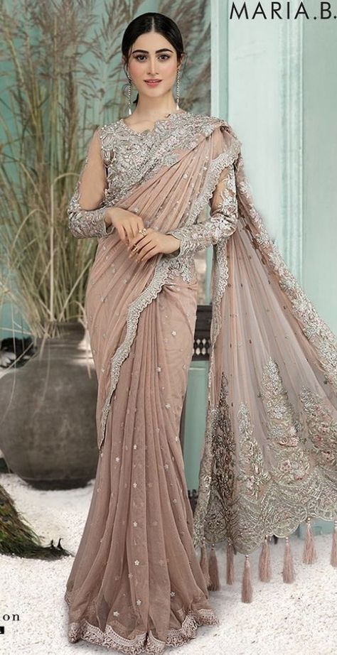 Cream Sari, Desi Clothing, Designer Sarees Wedding, Indian Sari Dress, Fancy Sarees Party Wear, Saree Designs Party Wear, Ghagra Choli, Lemon Cream, Party Wear Indian Dresses