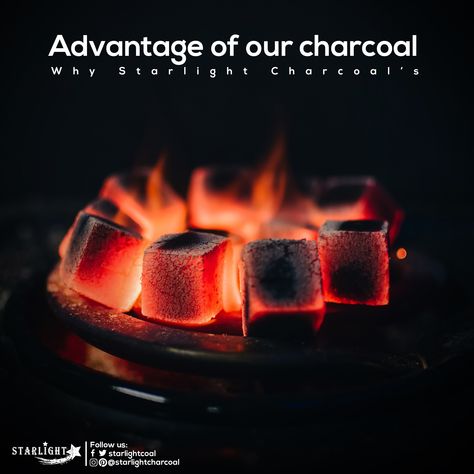 why choose starlight charcoal ?  ---------------------------------------------------------- 1.100% natural and sustainable 2.Kind to the environment 3.Comes in unique shapes for unmatched performance 4.Chemical free, smokeless and unscented. #starlight #charcoal #hookah #hookahcharcol #shisha #hookah_charcoal #starlight #starlight_charcoal #coal #Advantage Charcoal Packaging, Coconut Charcoal, Charcoal Briquettes, Charcoal Tablets, Best Charcoal, Unique Shapes, Ads Creative, Chemical Free, Ad Design