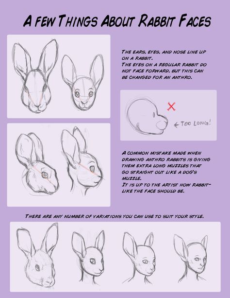 Rabbit Oc Drawing, Rabbit Drawing Reference, Anthro Anatomy, Fur Reference, How To Draw Rabbit, Rabbit Oc, Zombie Rabbit, Rabbit Anatomy, Ears Tutorial