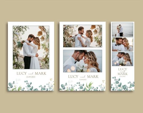 Polaroid Photo Booths, Wedding Album Templates, Bible Object Lessons, Photobooth Template, Booth Wedding, Birthday Photo Booths, Folder Templates, Photos Booth, Template Png