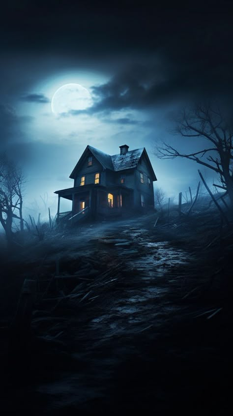 Haunted House Inspiration, Haunted House Pictures, Haunting Memories, Gfx Background, Horror Novels, Halloween Party Poster, Fantasy Furniture, Creepy Houses, Spooky Places