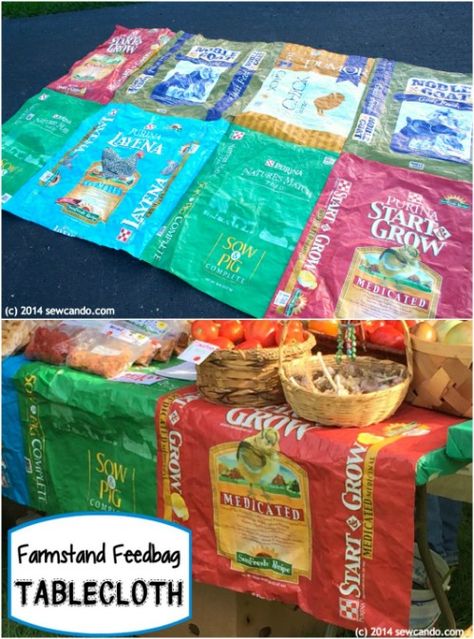 10 Clever Pet Food Bag Repurpose Ideas You’ll Wish You Knew Sooner Feed Sack Crafts, Repurpose Dog Food Bags, Recycle Feed Bags Repurposed, Upcycle Dog Food Bags, Grain Bags Repurposed, Feed Bags Repurposed Diy, Repurposed Feed Bags, Dog Food Bags Upcycle, Feed Sacks Ideas Diy