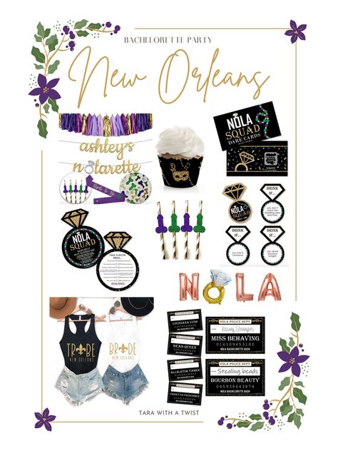 Bachelorette Party In New Orleans, Mardi Gras Bachelorette Party Outfits, New Orleans Bachelor Party, New Orleans Bachelorette Party Decor, New Orleans Bachelorette Party Itinerary, Nola Bachelorette Party Decorations, Bachelorette Party Themes New Orleans, Bachelorette Party New Orleans, New Orleans Bachelorette Party Outfit