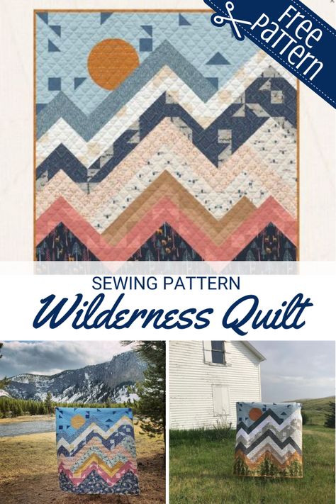 Quilt Patterns Scrap Fabric, Beginner Block Quilt Patterns, Adventureland Quilt Pattern Free, Quilt For Boyfriend, Qayg Patterns Free, Mountain Quilt Pattern Ideas, Solid Fabric Quilt Patterns, Diy Quilt Patterns Free, Modern Easy Quilt Patterns