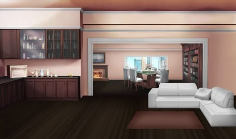 Fancy Living Rooms, Kitchen Background, Anime House, Episode Interactive Backgrounds, Episode Backgrounds, Shared Bedroom, Living Room Background, House Inside, Chroma Key