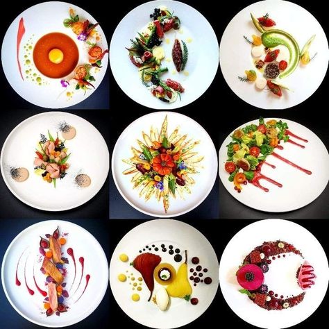 Food Plating Design, Fancy Food Presentation, Fine Dining Plating, Art Of Plating, Plating Food, Food Presentation Plates, Gourmet Food Plating, Food Plating Techniques, Plate Presentation