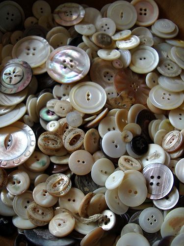 oh mother of pearl | My vintage mother of pearl and shell bu… | Lisa Jordan | Flickr Cerulean Sea, Button Projects, The Haunting Of Hill House, Haunting Of Hill House, Buttons And Bows, Cute As A Button, The Haunting, Antique Buttons, Button Art