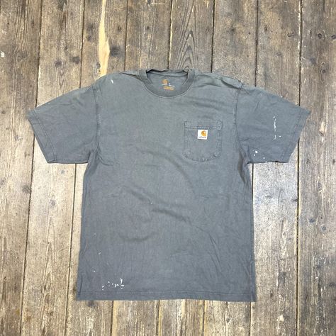 New! Carhartt T-Shirt Mens Y2K USA Short Sleeve Pocket Workwear Tee, Grey, Medium was just added to eBay. Check it out! #eBay #eBaySeller Carhartt T Shirt, Usa Shorts, Mens Clothing Styles, Shirts Tops, Work Wear, Mens Shirts, Mens Outfits, T Shirt