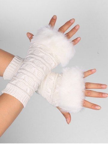 GET $50 NOW | Join RoseGal: Get YOUR $50 NOW!https://www.rosegal.com/gloves/soft-fur-winter-knitted-fingerless-1366230.html?seid=10890959rg1366230 Fashion Gloves, Fleece Gloves, Warmest Winter Gloves, Fingerless Gloves Knitted, Butterfly Pattern, Knitted Gloves, Womens Gloves, Knit Fashion, Mitten Gloves