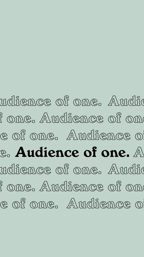 Audience of One retro phone wallpaper. Living For An Audience Of One, Audience Of One Wallpaper, There Is No Audience To Perform For, Retro Phone, Phone Wallpaper