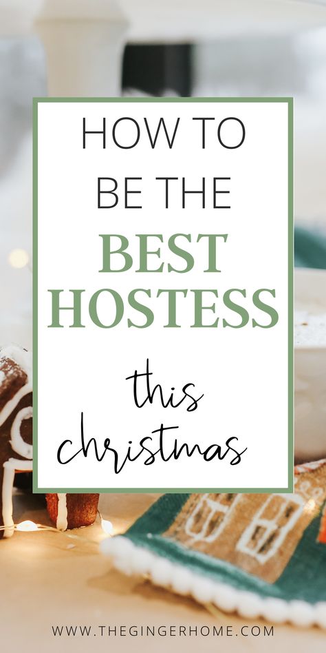 How to be the BEST host this holiday season! Tips to be the best hostess this Christmas. Christmas party hosting tips. How to make your holiday guests feel welcome #hosting #christmasparties #holidayparties #hostingguests Hosting Christmas Party Holiday Appetizers, Christmas Dinner Party Gifts For Guests, Holiday Party Hosting Ideas, How To Host Christmas, How To Host Christmas Dinner, Hosting Family Christmas In Your Home, Hosting A Holiday Party, Christmas Hosting Decor, Hosting A Christmas Party At Home