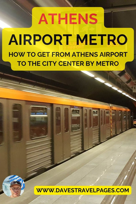 How to get from Athens airport to the city center by metro Greece Airport, Athens Walking Tour Map, Athens Metro, Athens Olympic Stadium, Athens Airport, Athens City, City Center, Athens Greece, International Airport