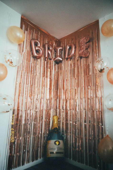 Bachelorette decor • bride tribe • bridal decorations • here comes the bride • brides final fiesta • bachelorette weekends • san diego bachelorette • bachelorette balloons • wall decor • rose gold streamer wall • bridal parties • amazon decorations • mais of honor duties Bachelorette Rose Gold, Bachelorette Picture Wall, Bride Balloons Bachelorette Parties, Bachelorette Wall Decor, Bachelorette San Diego, Rose Gold Bachelorette Party Decorations, Airbnb Bachelorette Party Decor, Easy Bachelorette Decorations, Bachelorette Bride Room Decor