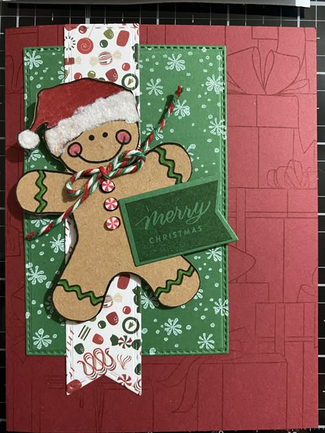 X Mas Drawing Christmas Cards, Christmas Card For Elderly, Christmas Tree Cards Handmade Simple, Homemade Xmas Cards Ideas, Christmas Cards Gingerbread Man, Circuit Christmas Cards, Gingerbread Christmas Cards Handmade, Gingerbread Man Cards Christmas, Christmas Card Making Ideas Cardmaking