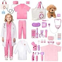 Doctor Toys, Doctor Dentist, Pretend Play Costumes, Costume For Girls, Doctor Costume, Medical Kit, Easy Paper Crafts, Girl Costumes, Pretend Play