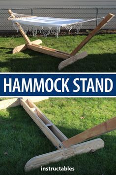 Hammock Stand Diy, Wooden Hammock Stand, Wooden Hammock, Summer Deck, Awesome Woodworking Ideas, Backyard Hammock, Diy Hammock, Invest Money, Being Outside