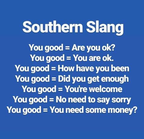 Funny Southern Sayings, Southern Phrases, Southern Belle Secrets, Southern Slang, Southern Humor, Southern Pride, Southern Sayings, Southern Life, Are You Ok