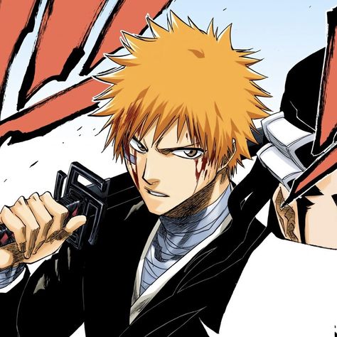 Bleach Pfp Ichigo, Ichigo Pfp Manga, Ichigo Kurosaki Icons, Ichigo Manga, Soul Society, Profile Images, Anime Lock Screen Wallpapers, Bleach Anime Art, Kurosaki Ichigo