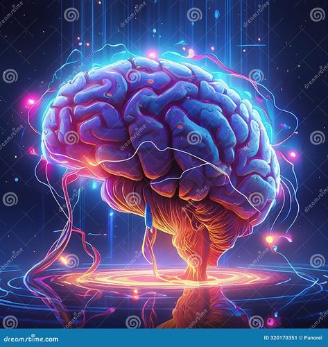 Generated Image of a Human Brain with Electrical Neural Activity. Stock Illustration - Illustration of energy, human: 320170351 Human Intelligence, Human Brain, Mind Body Soul, Reference Images, Free Images, Adobe Stock, Stock Illustration, Brain, Stock Images