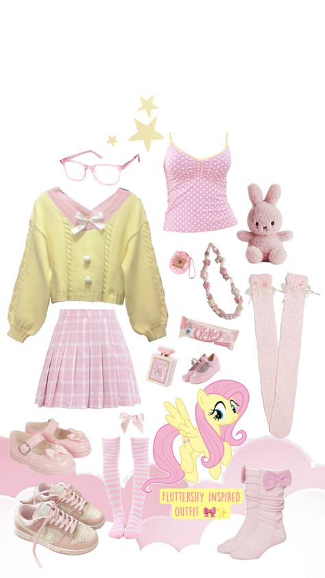 Cute Easy Outfits For School, Kawaii Outfit Ideas, Silly Clothes, Harajuku Outfits, Fashion D, Kawaii Fashion Outfits, J Fashion, Fluttershy, Really Cute Outfits