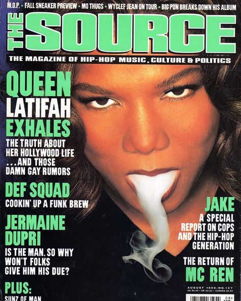 Word Up on Instagram: “Queen Latifah on the cover of “The Source” Magazine, August 1998 ✔️🔥🎶❤️🙌🏼🔌 #queenlatifah #thesource #sourcemagazine #orderinthecourt #hiphop…” The Source Magazine, Source Magazine, Black Magazine, Queen Latifah, The Embrace, Hip Hop Culture, Hollywood Life, Hip Hop Music, Room Posters