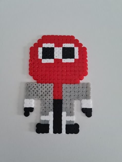 Rainbow Friends Perler Beads, Clown Perler Beads, Perler Bead Patterns Easy, Art The Clown Perler Beads, Rocky Horror Perler Beads, Horror Pearl Beads, Friends Crochet, Pixel Art Pokemon, Rainbow Pin