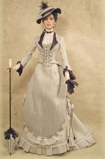 Phillipa (Victorian era) ..... Crawford Manor - Custom made Dolls: Russian Clothes, Period Films, Historical Costuming, Lady Doll, Victorian Dolls, Barbie Style, Victorian Clothing, Doll Costume, Old Fashion