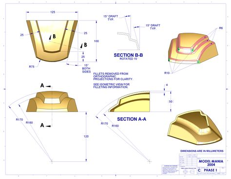 Surface Drawing Solidworks, Catia Surface Design Models, Solidworks Surface Drawings, Cad Cam Design, Mechanical Drawings, Geometric Shapes Drawing, Mechanical Projects, Engineering Drawing, Solid Works