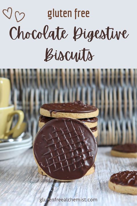 Gf Digestive Biscuits, Gluten Free Digestive Biscuit Recipe, Gluten Free Digestive Biscuits, Digestive Cookies Recipe, Digestives Biscuit, Digestive Biscuit Recipe, Digestive Recipes, Vegan Gluten Free Biscuits, Chocolate Digestives