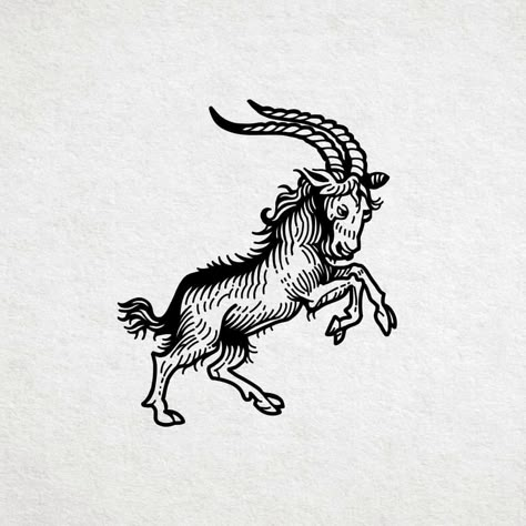 Tattoo Goat, Etching Tattoo, Woodcut Tattoo, Medieval Tattoo, Evil Tattoo, Forearm Band Tattoos, Woodcut Art, Arm Art, Sketch Tattoo