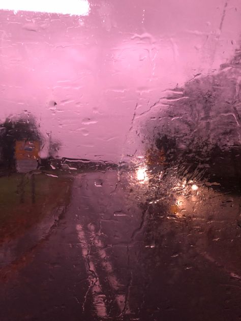 Pink, aesthetic, road, rain, sunrise,sunset Pink Rain Aesthetic, Demon Tattoo, Button Nose, Thick Eyebrows, Dark Brown Eyes, Pink Aesthetic, Sunrise Sunset, Aesthetic Pictures, Tattoo Artists