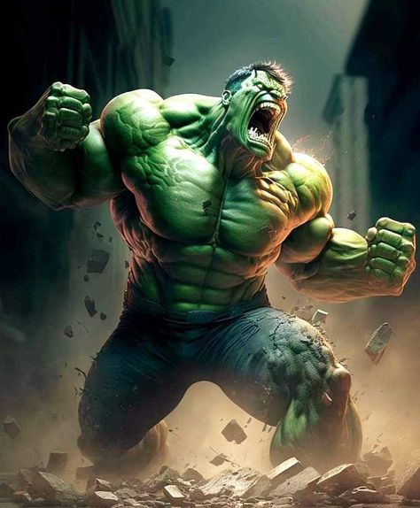 Angry Hulk, Hulk Tattoo, Hulk Artwork, Marvel Comics Hulk, Unseen Images, Hulk Art, Hulk Comic, Marvel And Dc Characters, Marvel Superheroes Art