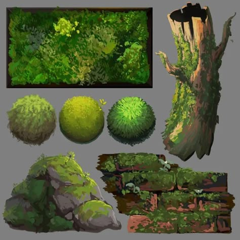 الفن الرقمي, Digital Painting Techniques, Concept Art Tutorial, Seni Dan Kraf, Nature Drawing, World Wide Web, Digital Painting Tutorials, Drawing Style, Environment Concept Art